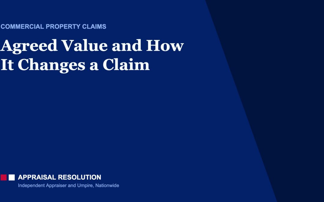 Agreed Value and How It Changes a Claim