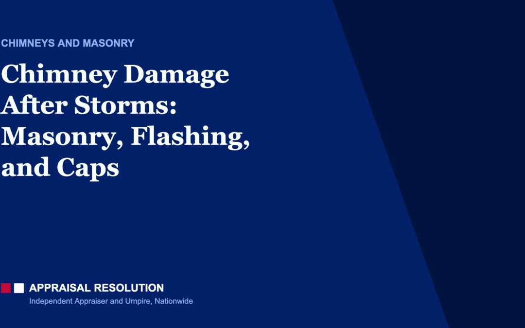 Chimney Damage After Storms: Masonry, Flashing, and Caps