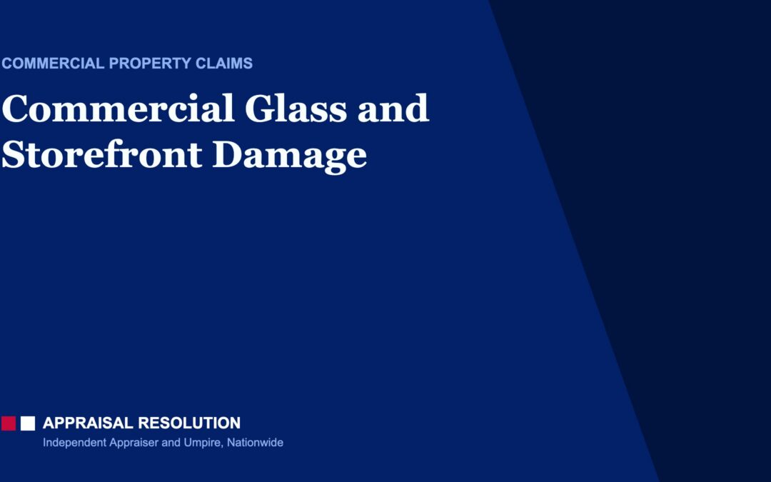 Commercial Glass and Storefront Damage