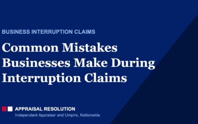 Common Mistakes Businesses Make During Interruption Claims
