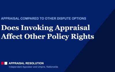 Does Invoking Appraisal Affect Other Policy Rights