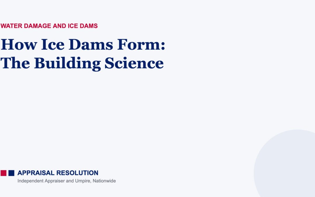 How Ice Dams Form: The Building Science