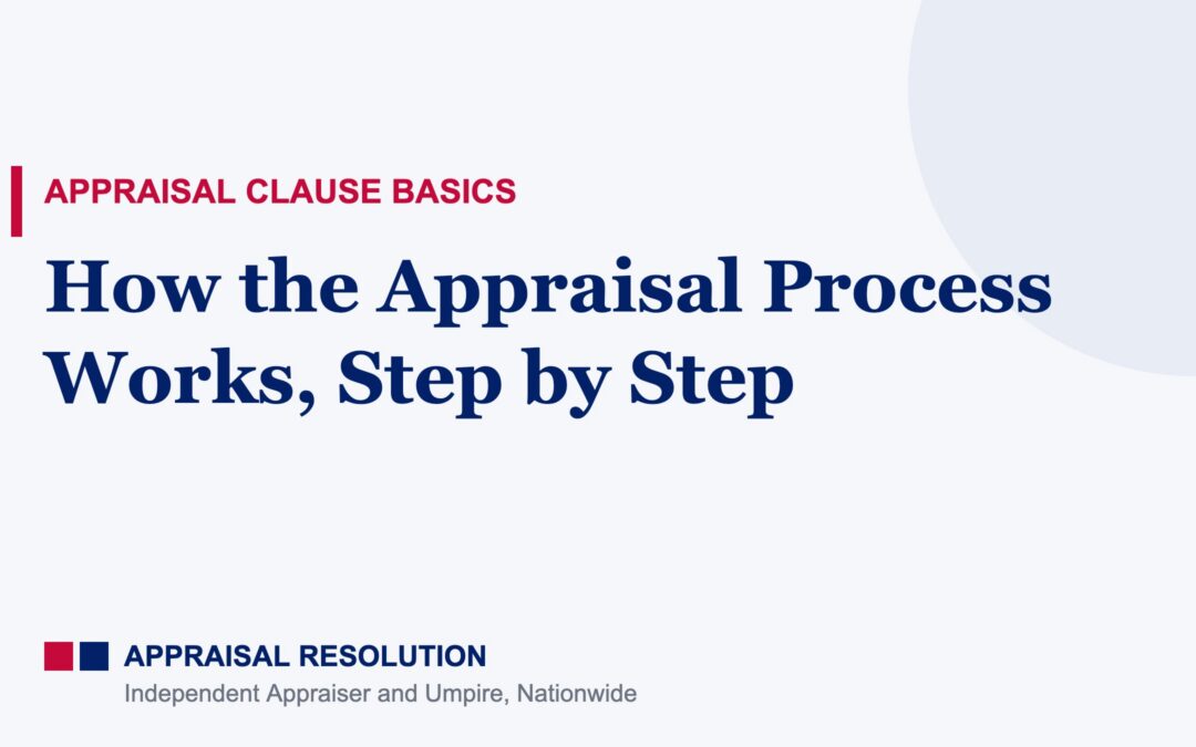 How the Appraisal Process Works, Step by Step