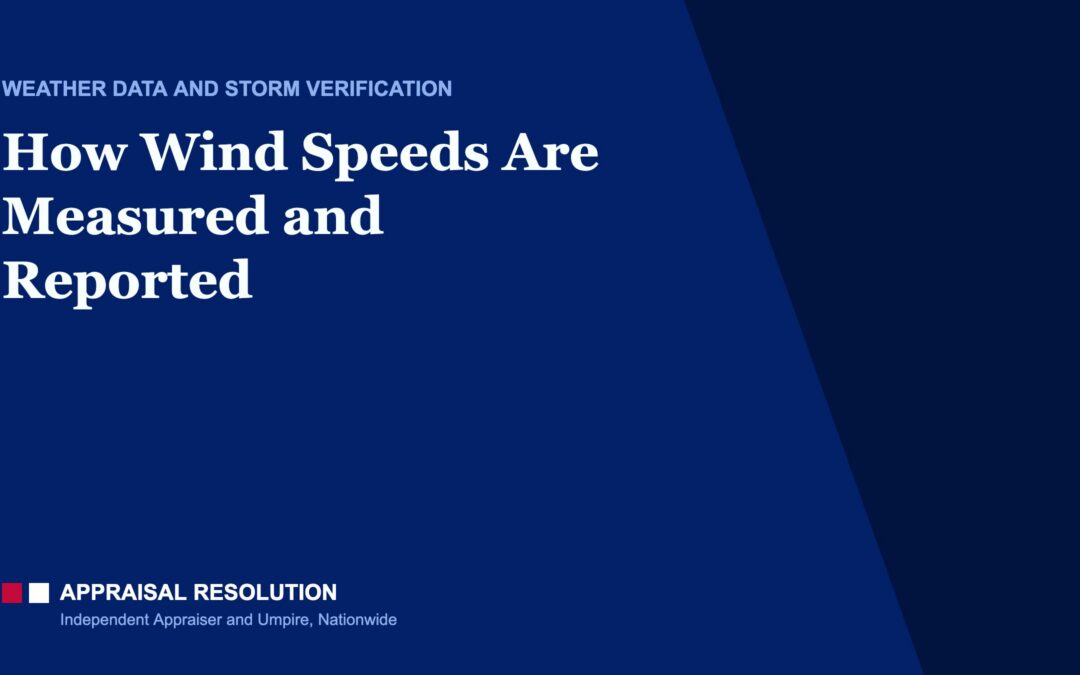 How Wind Speeds Are Measured and Reported