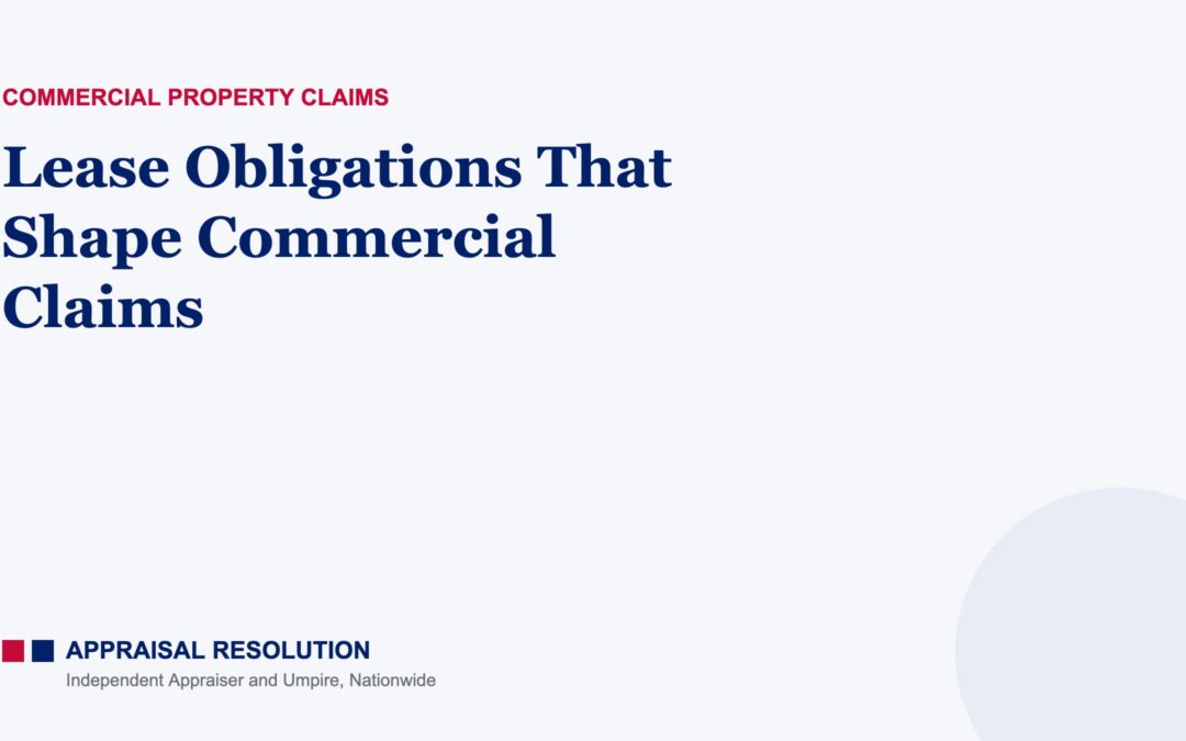 Lease Obligations That Shape Commercial Claims