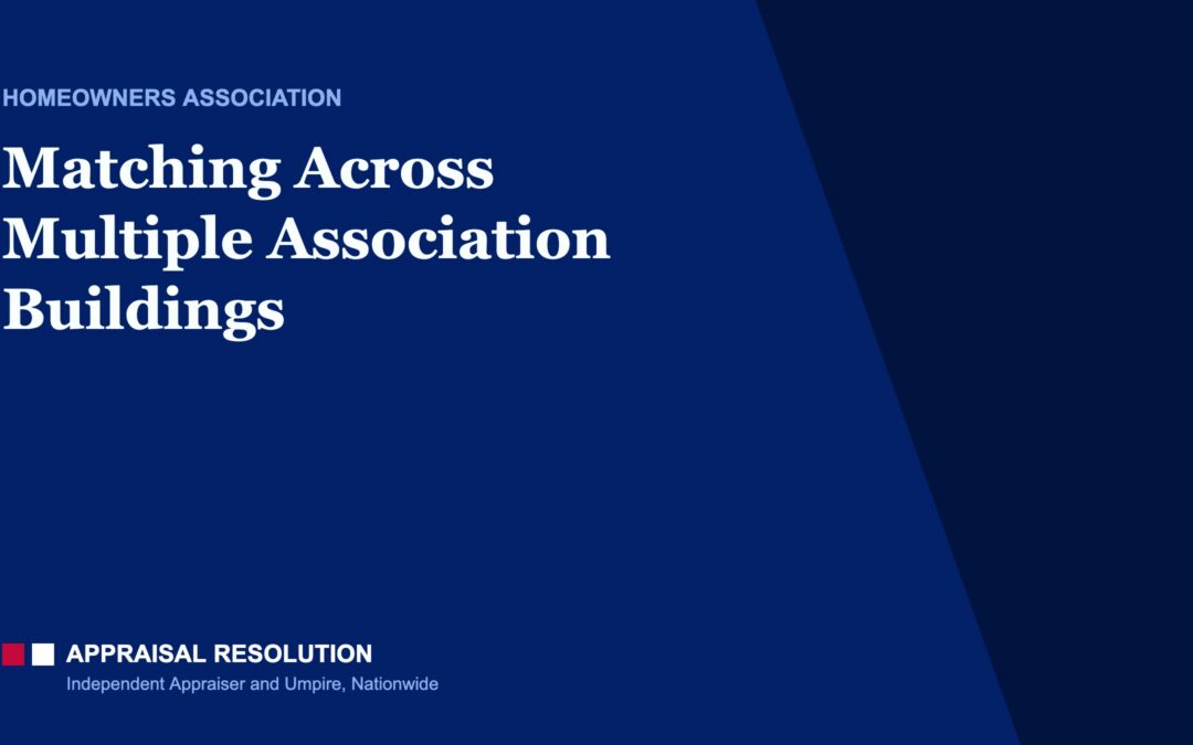 Matching Across Multiple Association Buildings