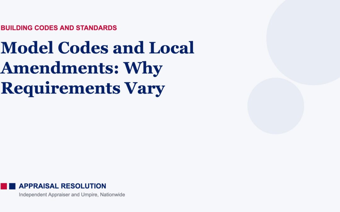 Model Codes and Local Amendments: Why Requirements Vary