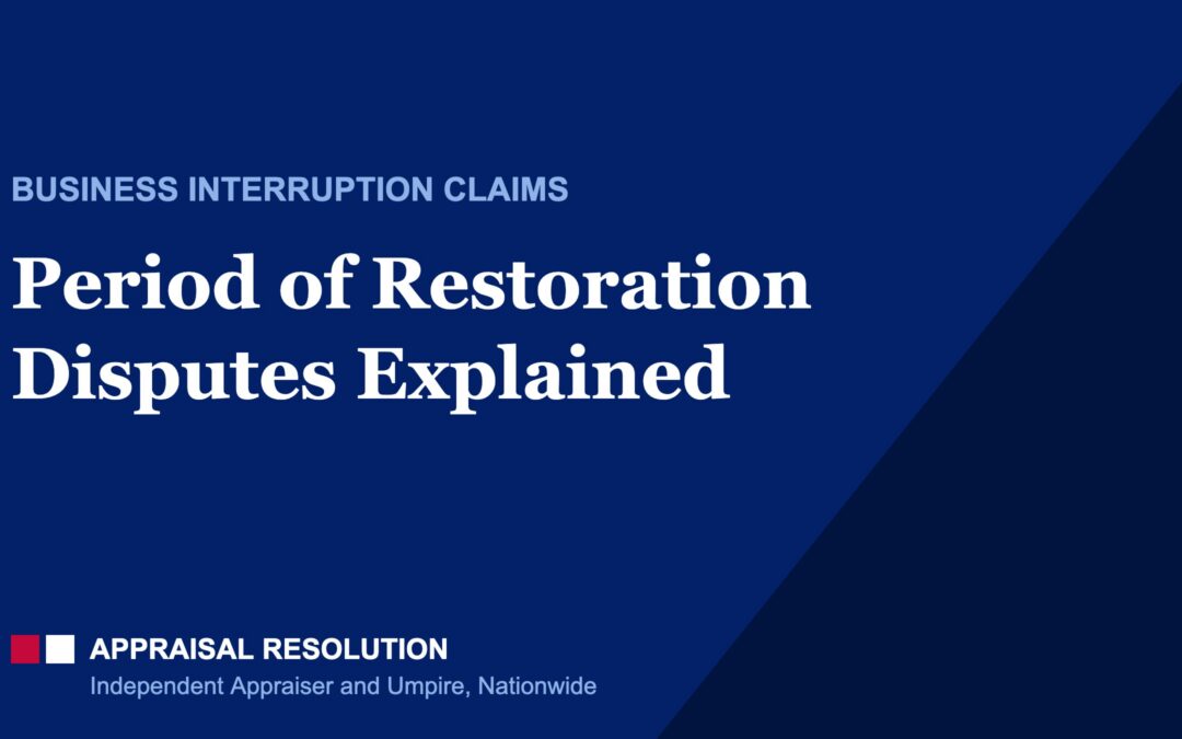 Period of Restoration Disputes Explained