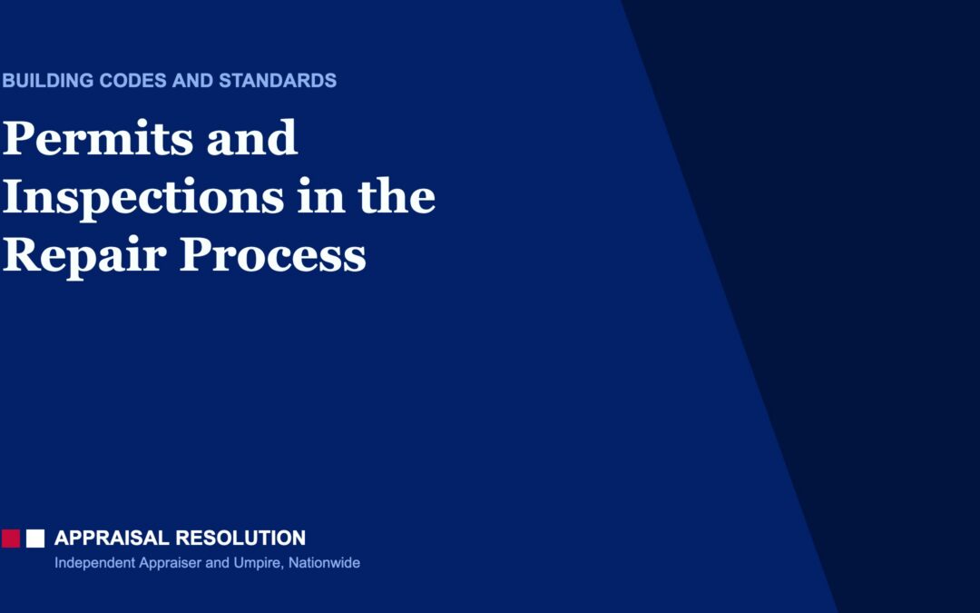 Permits and Inspections in the Repair Process