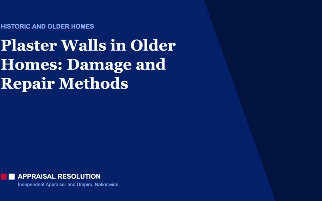 Plaster Walls in Older Homes: Damage and Repair Methods
