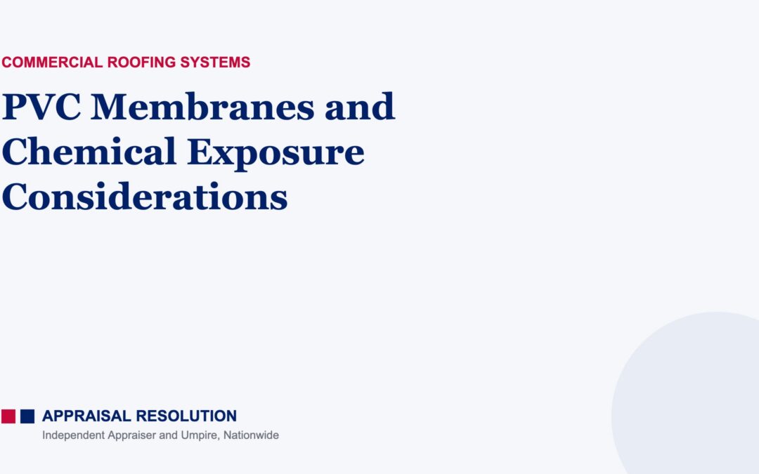 PVC Membranes and Chemical Exposure Considerations