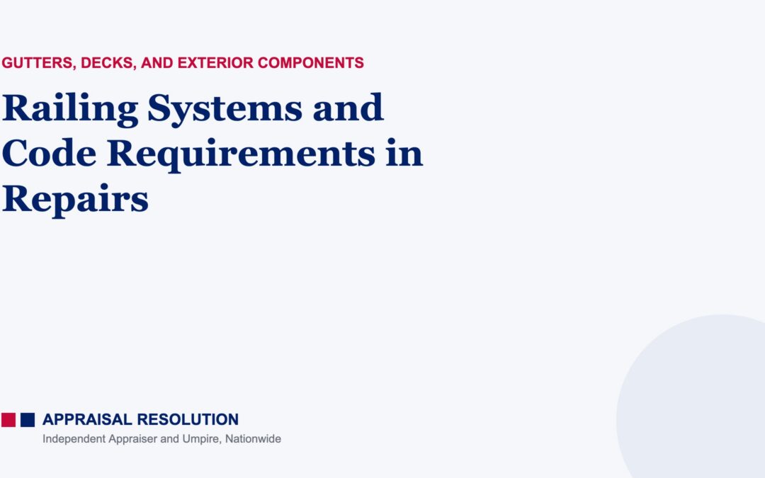 Railing Systems and Code Requirements in Repairs