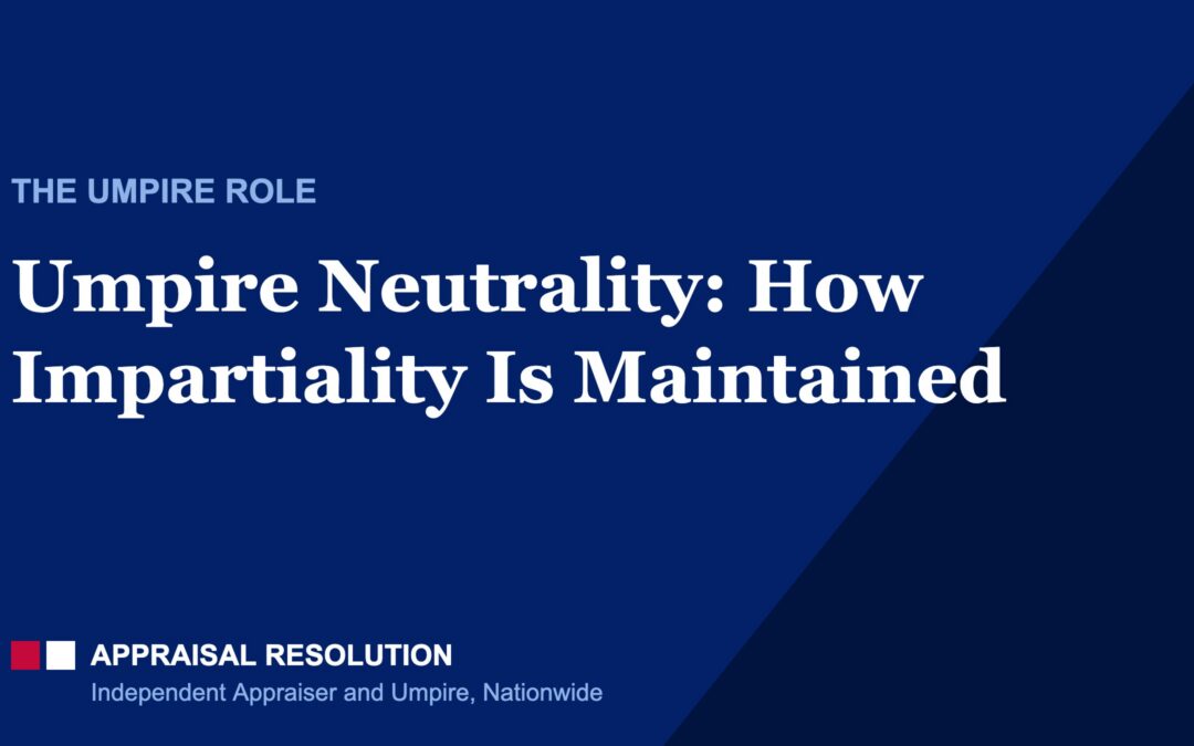 Umpire Neutrality: How Impartiality Is Maintained