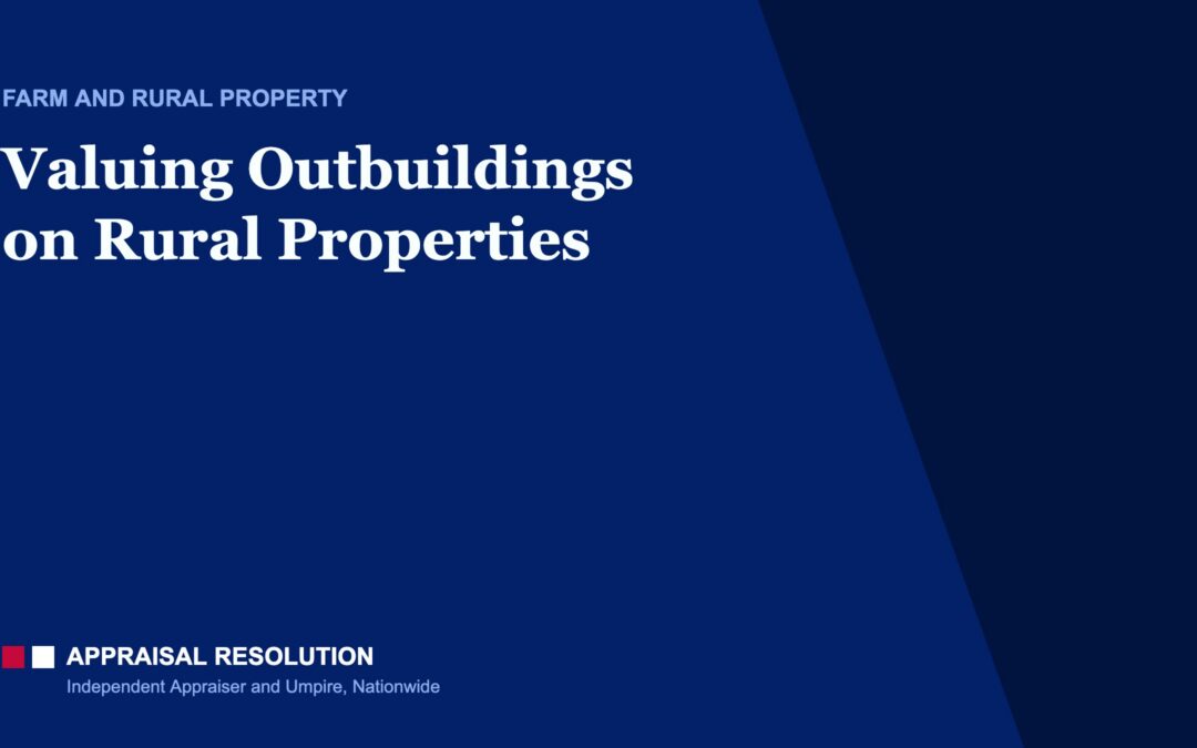 Valuing Outbuildings on Rural Properties