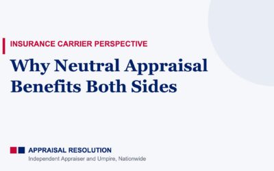 Why Neutral Appraisal Benefits Both Sides